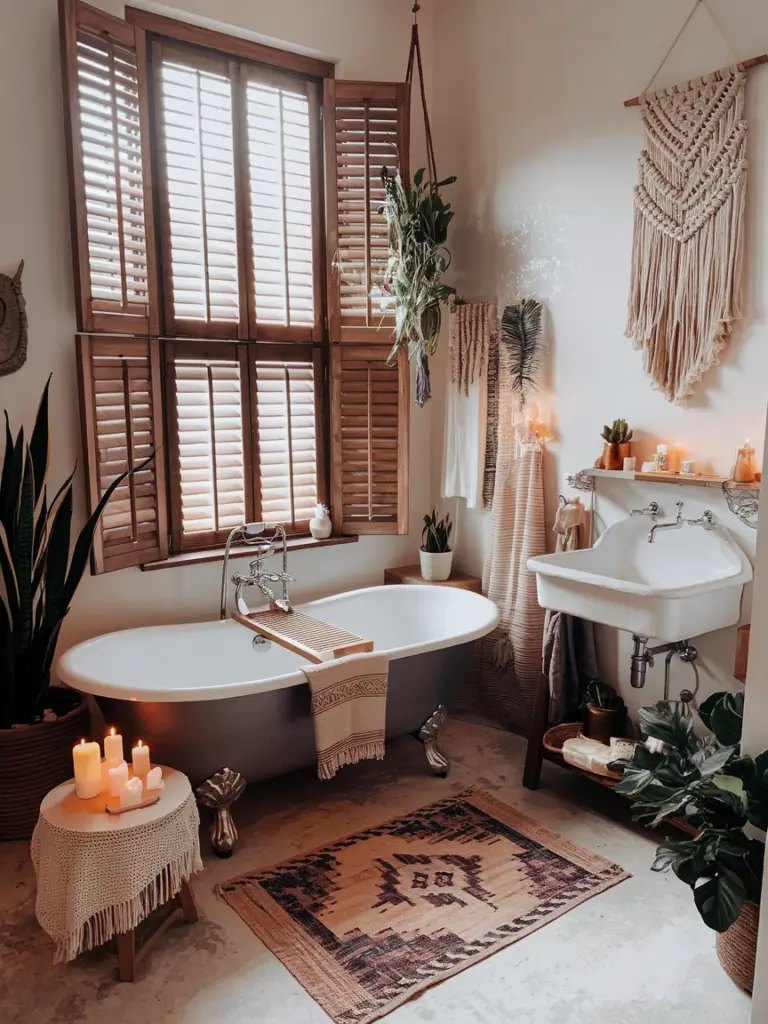 Boho Bathroom Ideas