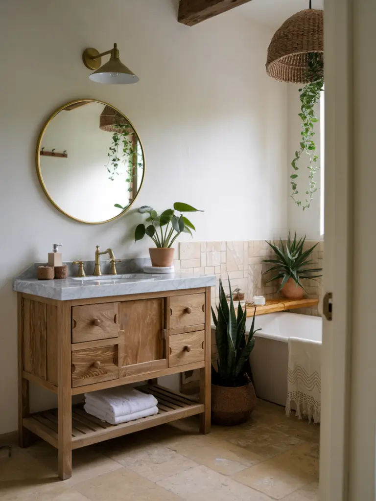 Boho Bathroom Ideas