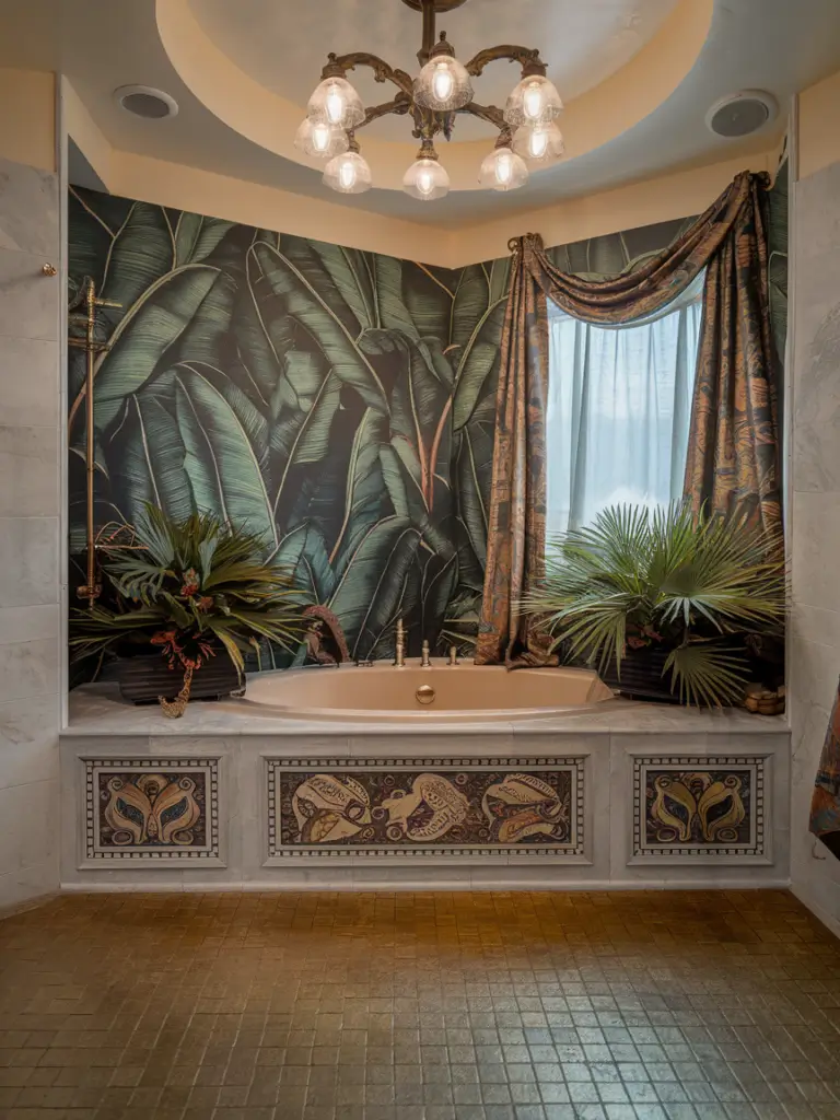 Exotic Eclectic Bathroom