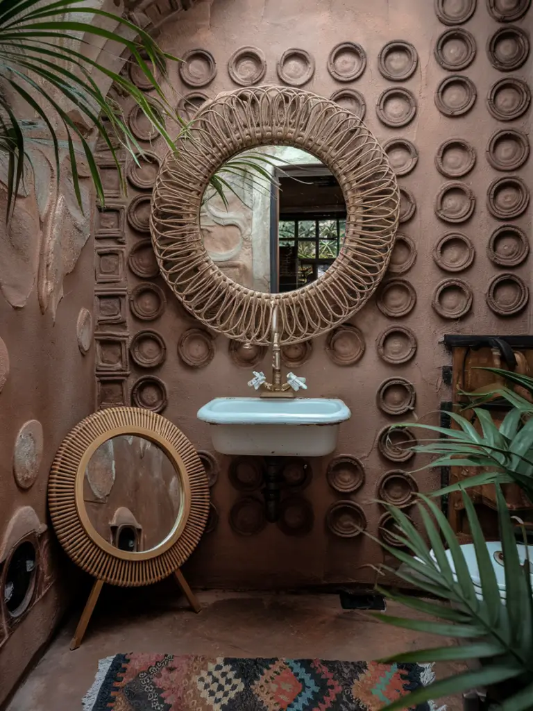 Exotic Eclectic Bathroom