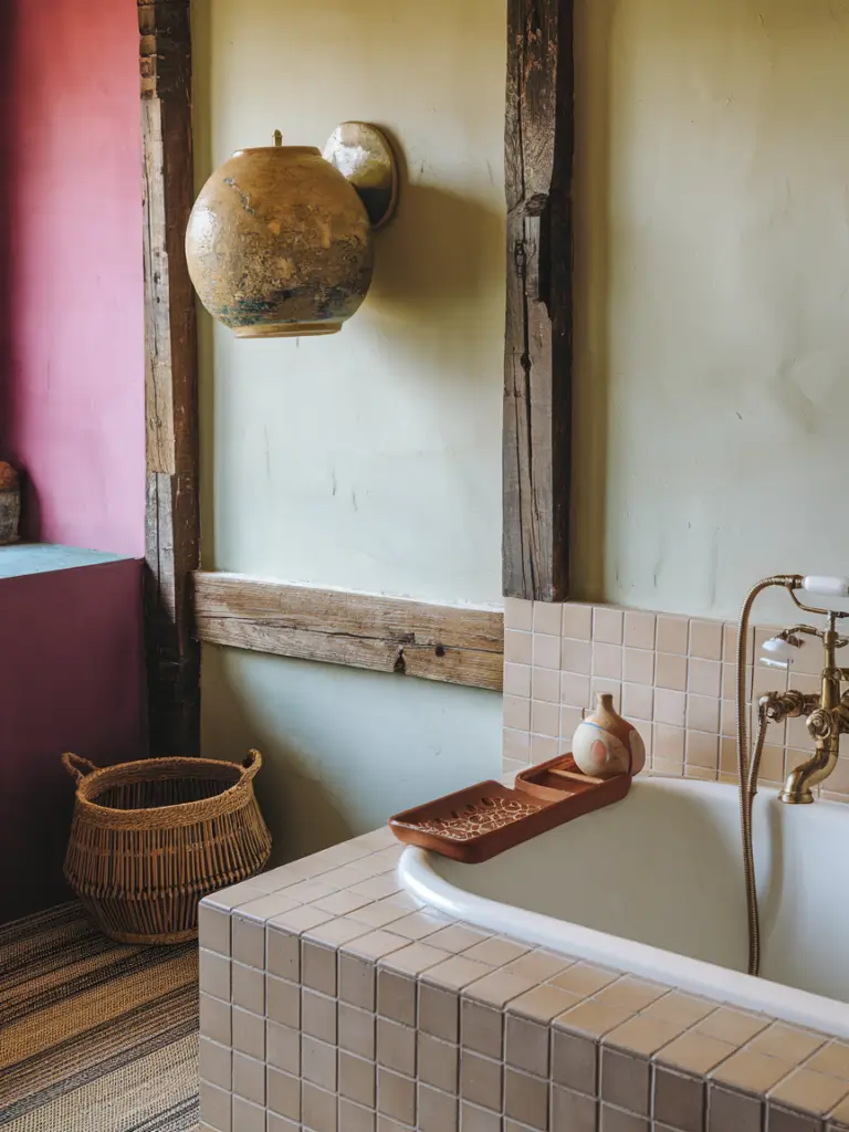 Exotic Eclectic Bathroom