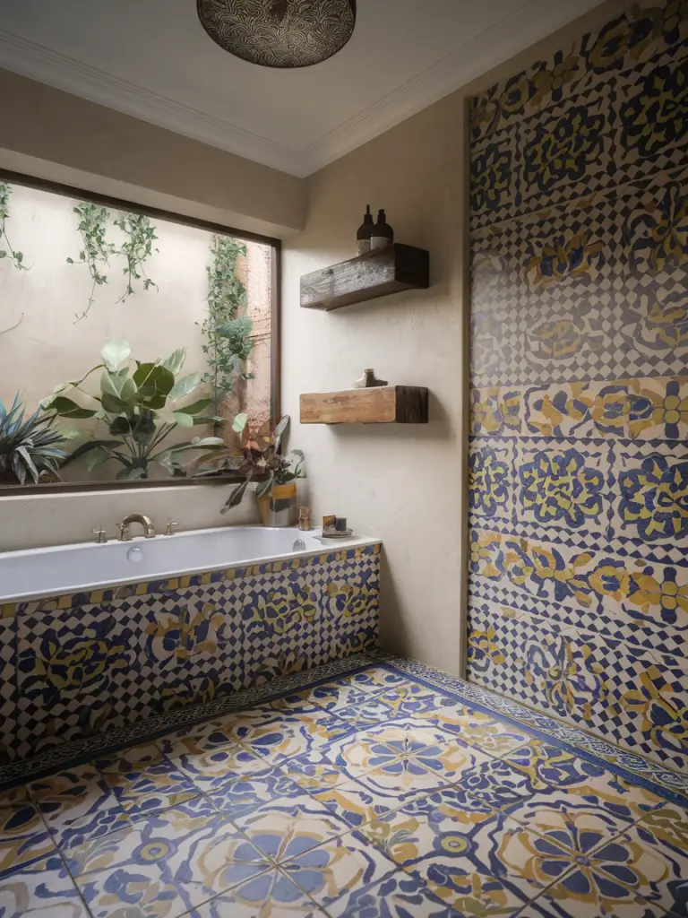 Exotic Eclectic Bathroom