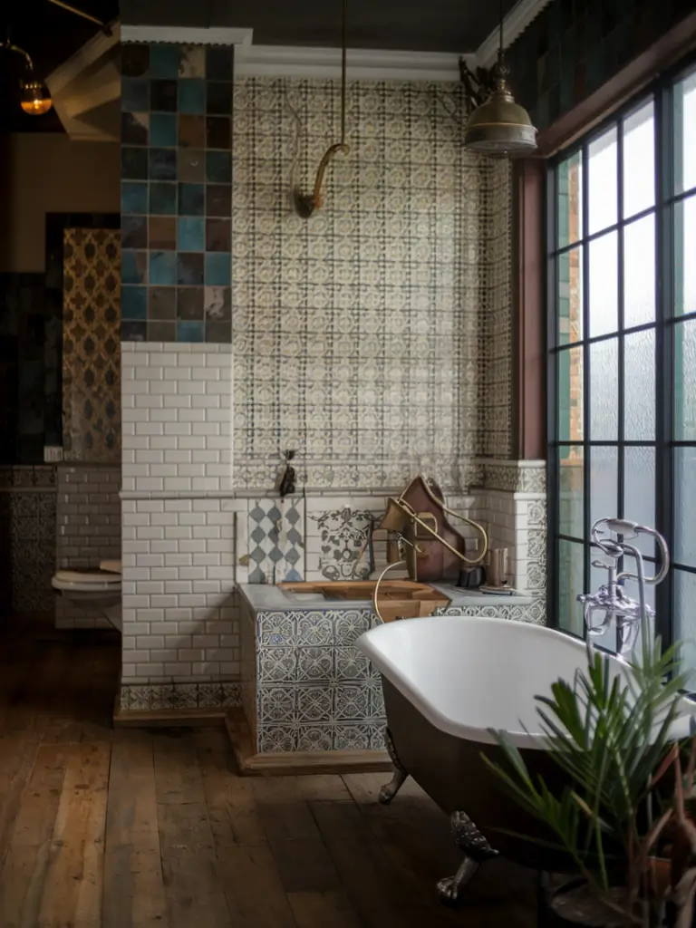 Exotic Eclectic Bathroom