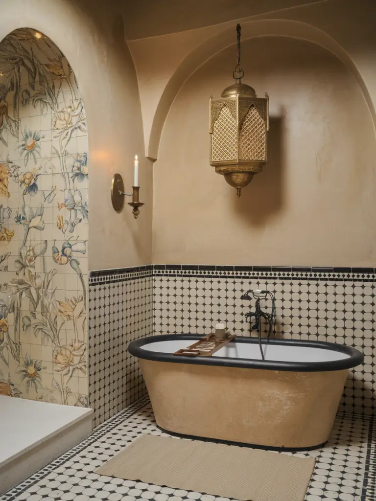 Exotic Eclectic Bathroom