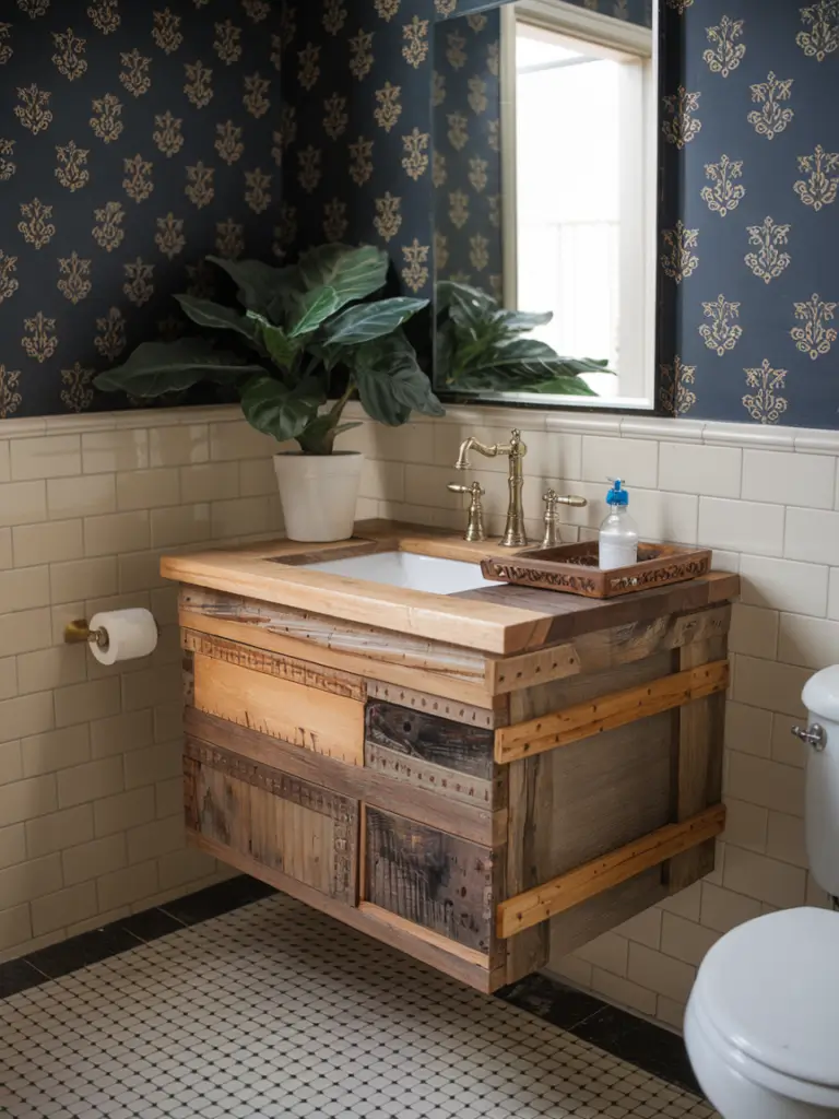 Exotic Eclectic Bathroom