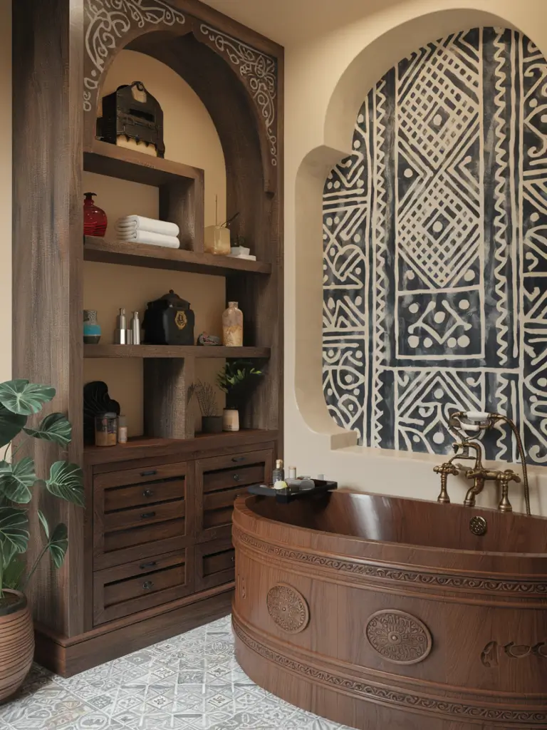 Exotic Eclectic Bathroom