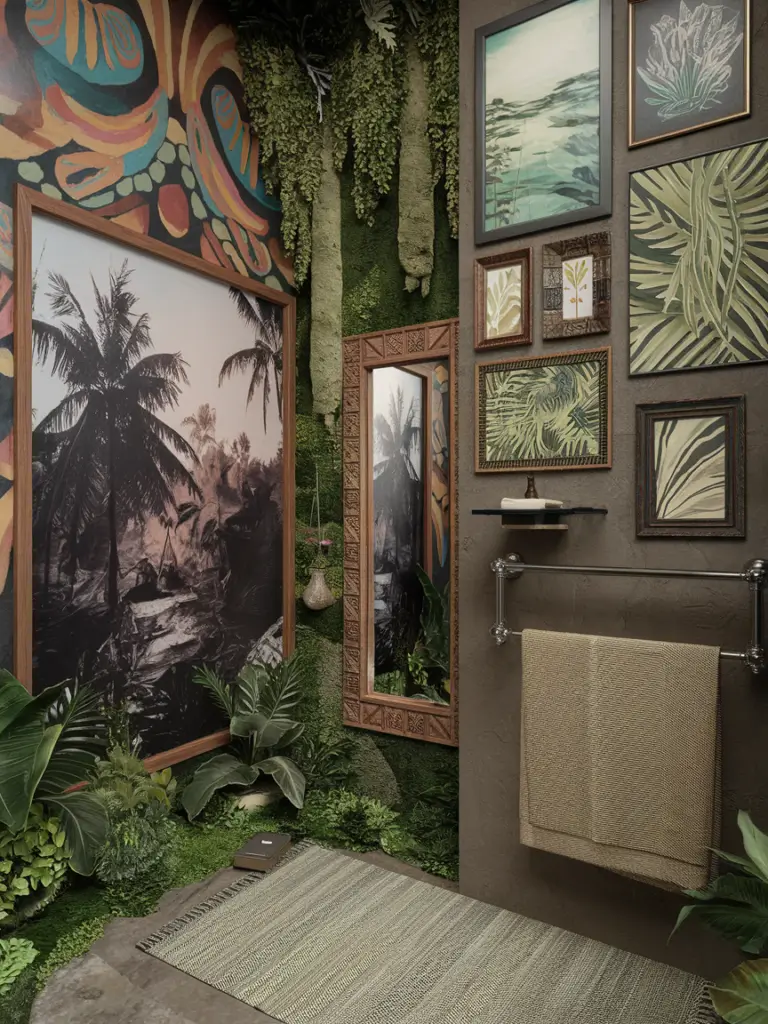 Exotic Eclectic Bathroom