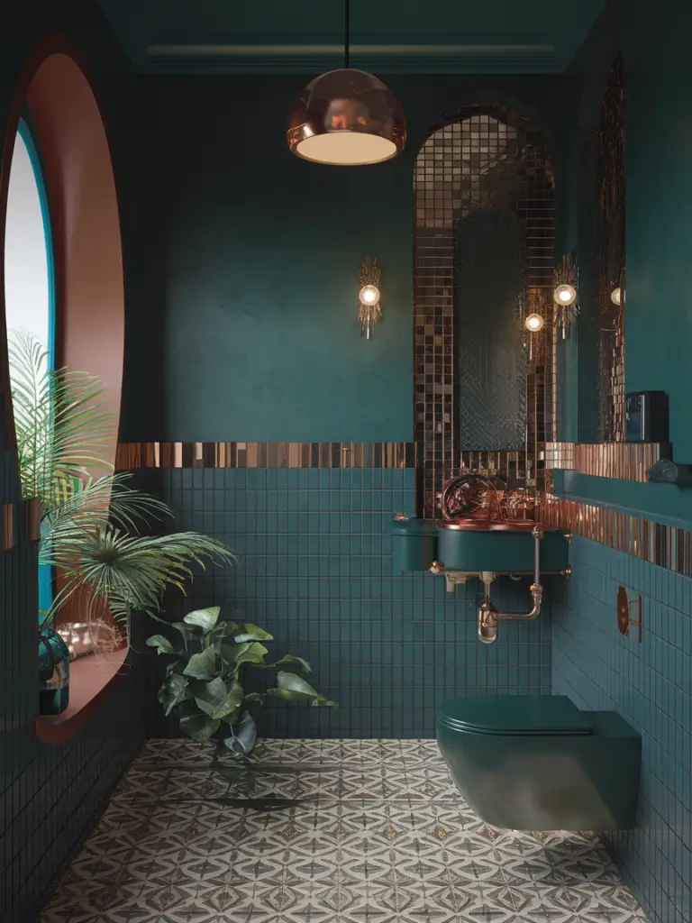 Exotic Eclectic Bathroom