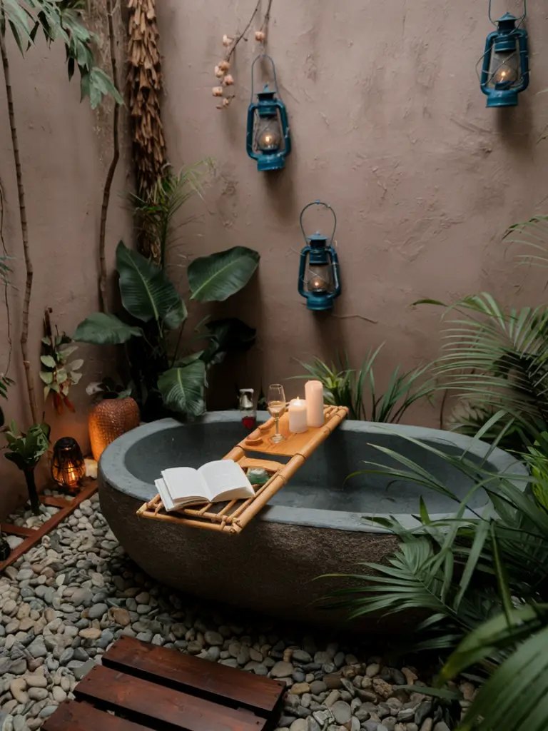 Exotic Eclectic Bathroom