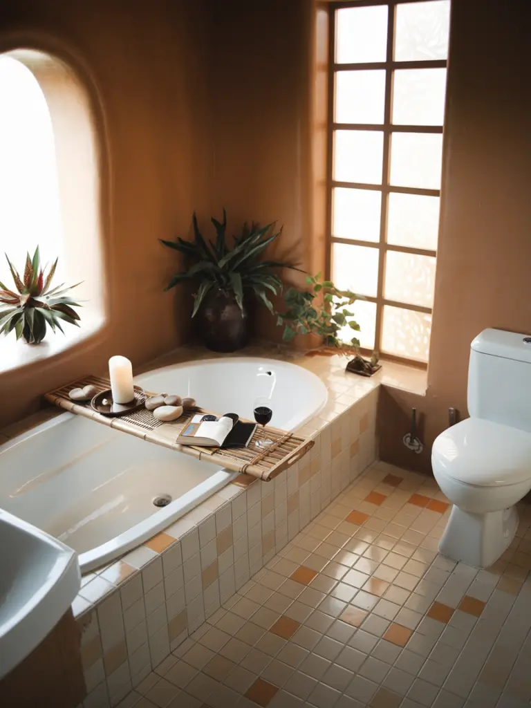 Exotic Eclectic Bathroom