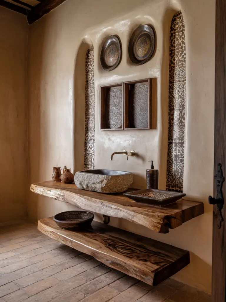 Exotic Eclectic Bathroom