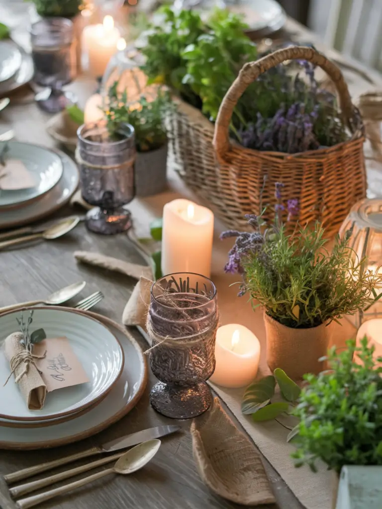 Rustic Spring Tablescape Ideas