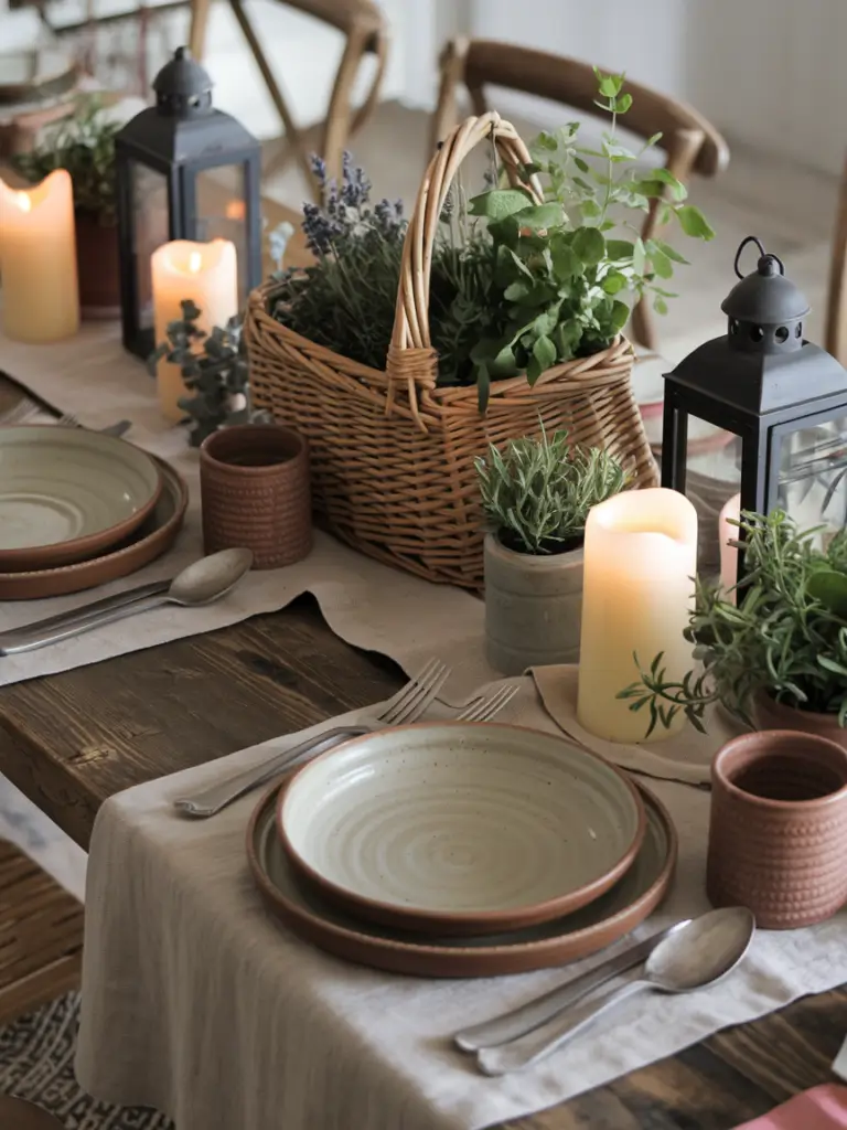 Rustic Spring Tablescape Ideas