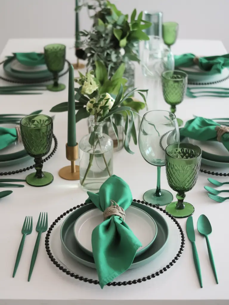 Monochrome Spring Tablescape Ideas