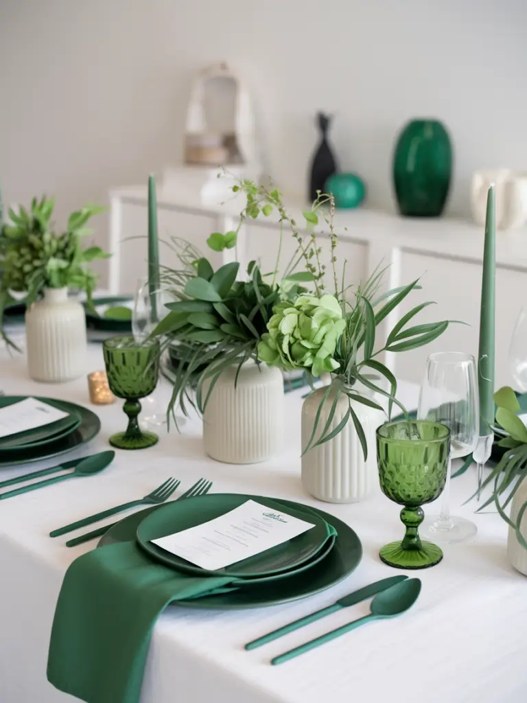 Monochrome Spring Tablescape Ideas