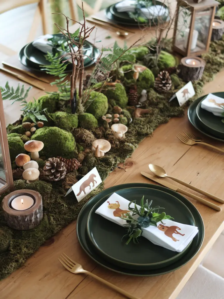 Woodland Spring Tablescape Ideas