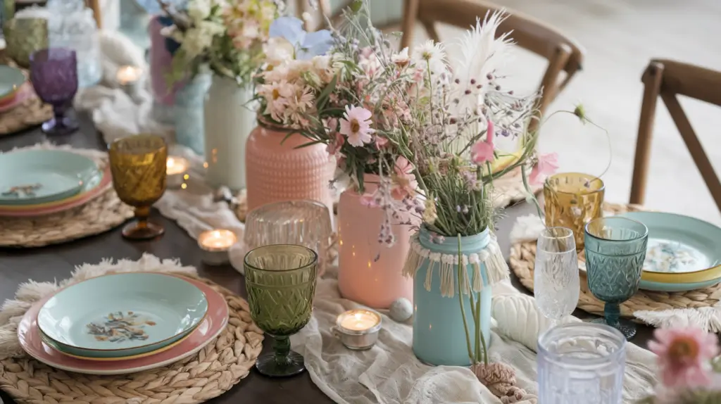 Spring table decor