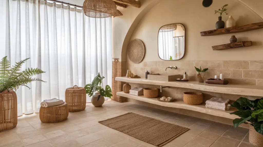 Gorgeous boho Bathroom